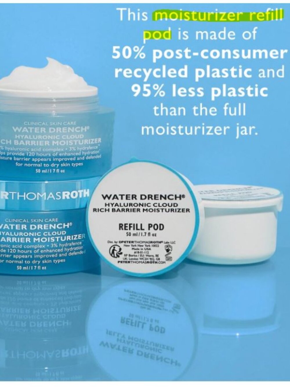 Peter Thomas Roth Water Drench Refill Pod-NIB